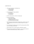 CARBOHYDRATES: 1-  Three major classifications of carbohydrates are: a)  Monosaccharides