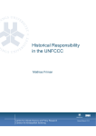 Historical Responsibility in the UNFCCC Mathias Friman