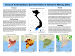 Areas of Vulnerability to Sea-level Rises in Vietnam’s Mekong Delta Results Purpose