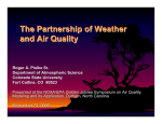 The Partnership of Weather and Air Quality