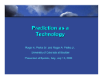 Prediction as a Technology