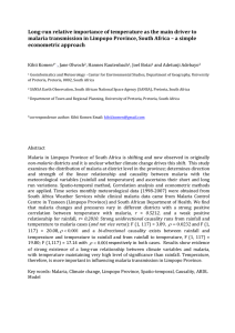 Long-run relative importance of temperature as the main driver to