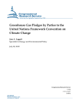 Greenhouse Gas Pledges by Parties to the Climate Change Jane A. Leggett