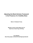 Adjusting the Black-Scholes Framework in the Presence of a Volatility Skew