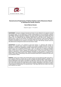 Nanostructural Engineering of Optical Interfero-metric Biosensors Based on Nanoporous Anodic Alumina