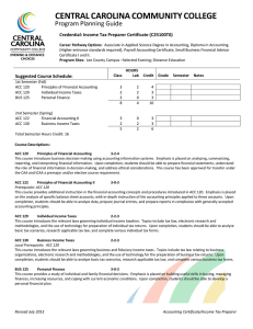 Credential: Income Tax Preparer Certificate (C25100T0)