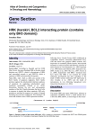 Gene Section HRK (harakiri, BCL2 interacting protein (contains only BH3 domain))