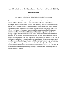 Neural Oscillators on the Edge: Harnessing Noise to Promote Stability