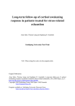 Long-term follow-up of cortisol awakening response in patients treated for stress-related exhaustion