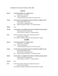 Schedule for the week of January 25th, 2010 B period