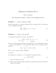 Relativity Problem Set 8
