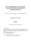 Spin and photophysics of carbon-antisite potential quantum bit Linköping University Post Print