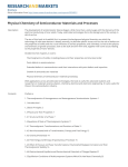 Physical Chemistry of Semiconductor Materials and Processes Brochure