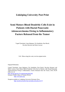 Linköping University Post Print Semi Mature Blood Dendritic Cells Exist in