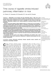 Time course of cigarette smoke-induced pulmonary inflammation in mice