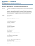 Biomedical Applications and Toxicology of Carbon Nanomaterials Brochure