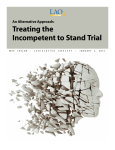 Treating the Incompetent to Stand Trial An Alternative Approach: