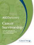 Cancer Survivorship Trusted Information About Life After Treatment From the American