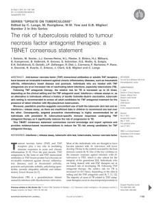 SERIES ‘‘UPDATE ON TUBERCULOSIS’’ Number 2 in this Series