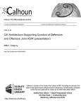 C4I Architecture Supporting Conduct of Defensive and Offensive Joint ASW (presentation)