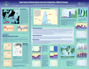 Time Series Particle Fluxes from the Iceland Sea: 1986 to...