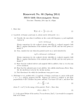 Homework No. 06 (Spring 2014) PHYS 520B: Electromagnetic Theory