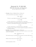 Homework No. 07 (2014 Fall) PHYS 320: Electricity and Magnetism I
