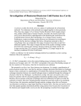 Investigation of Deuteron-Deuteron Cold Fusion in a Cavity Abstract