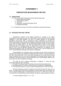 e1-temperature measurement method