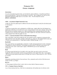 Webmaster 3224 Glossary Assignment Instructions: For each of the