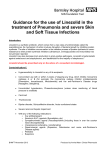 Linezolid prescribing guidelines