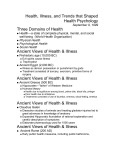 Health, Illness, and Trends that Shaped Health Psychology