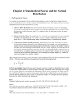 Chapter 4: Standardized Scores