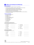 Chapter 2 Suffixes and Combining Forms Made Easy 1 2 Suffixes