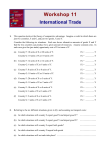 1. This question looks at the theory of comparative advantage