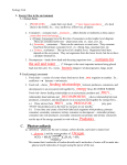 Ecology notes Key to fill in the blank STUDENT copy