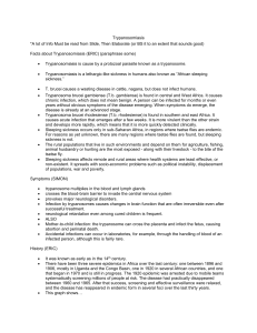 Trypanosome Outline