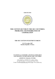 Implications for Cooperation among OIC Cotton Producing Countries