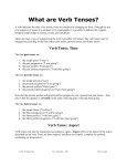 Verb Tenses