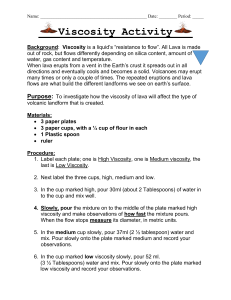 Viscosity Activity