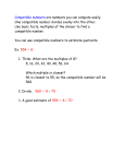 Using Compatible Numbers to Divide