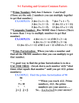 9-2 Factoring Using the Distributive Property - lindsey-math