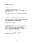 Notes 2 - Wharton Statistics