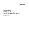 Introduction to Web Design Using Microsoft Expression Studio