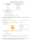 9 Week Benchmark Study Guide Fill-In