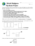 World-Religions-Flip-Book-Project