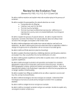 Study Guide for Evolution Test - Mercer Island School District