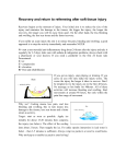 Recovery and return to refereeing after soft tissue injury