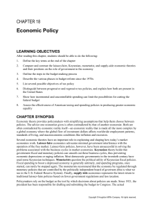 economic policy