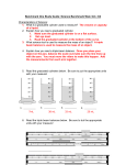 Benchmark One Study Guide: Science Benchmark Wed